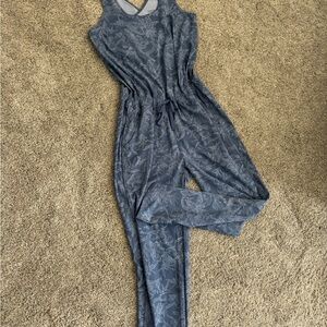 Patagonia Fleetwith Blue Floral Jumpsuit